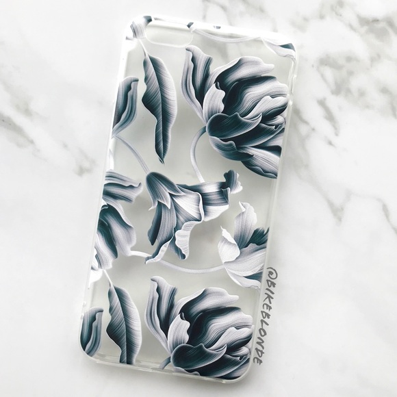 Accessories - NEW iPhone 6/6s/6+/6s+ Floral Clear Soft Case